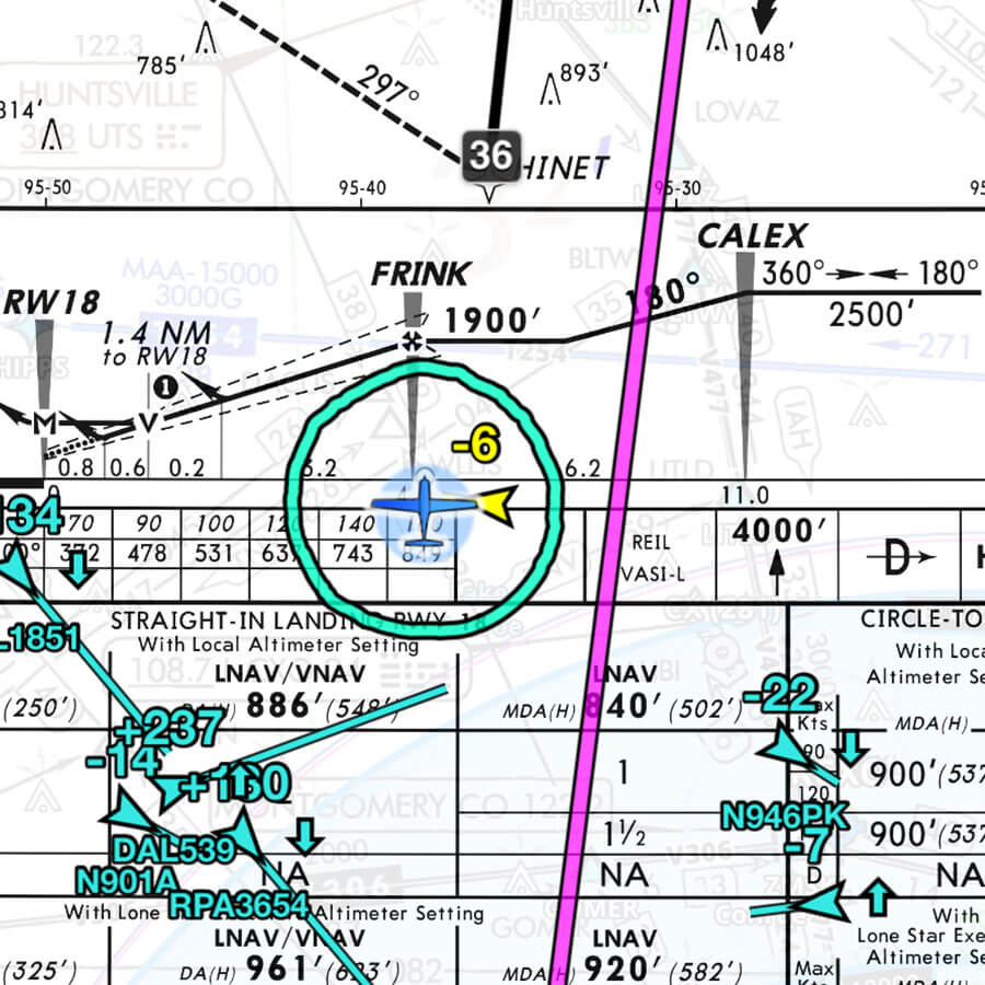 Synthetic Vision on ForeFlight